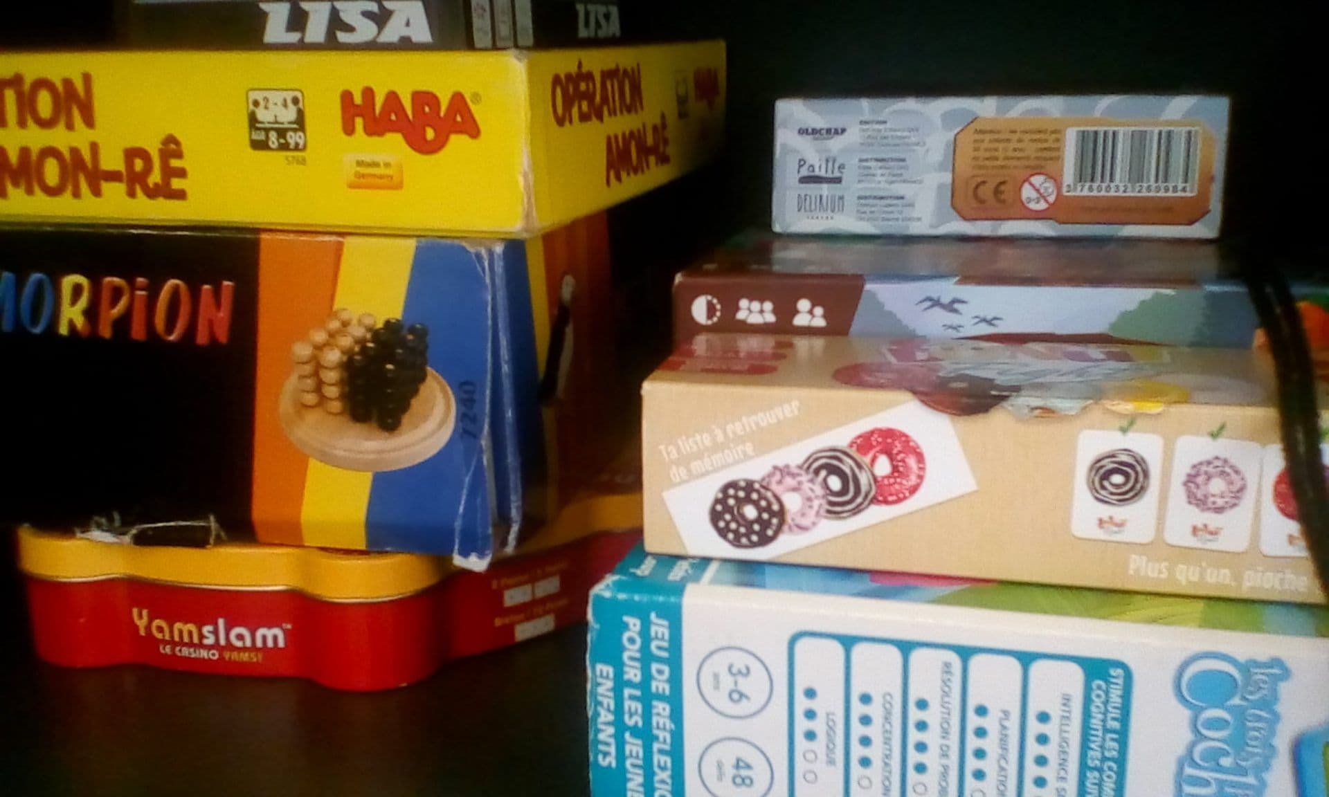 Jeux de la ludothèque mathématique