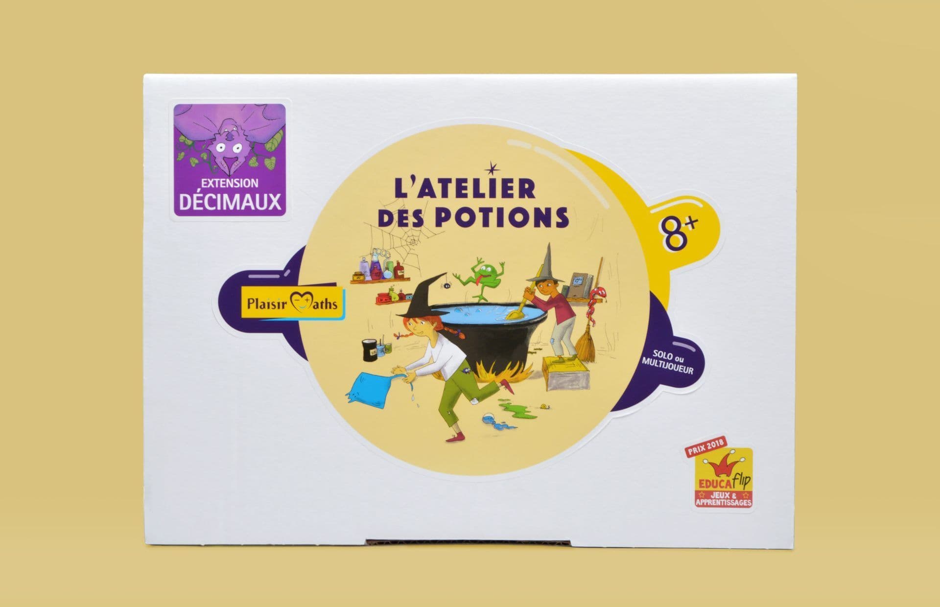 Boîte de l'extension Décimaux de L'Atelier des Potions