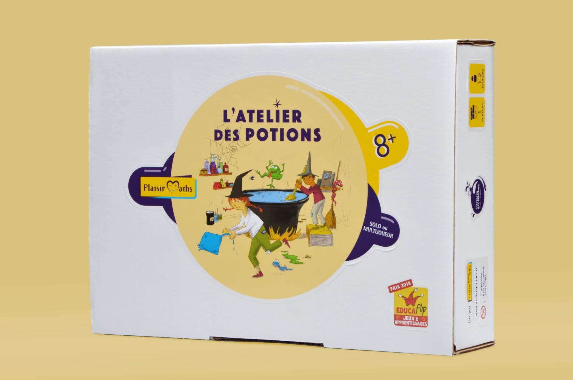 La boîte du jeu L'Atelier des Potions, édition famille