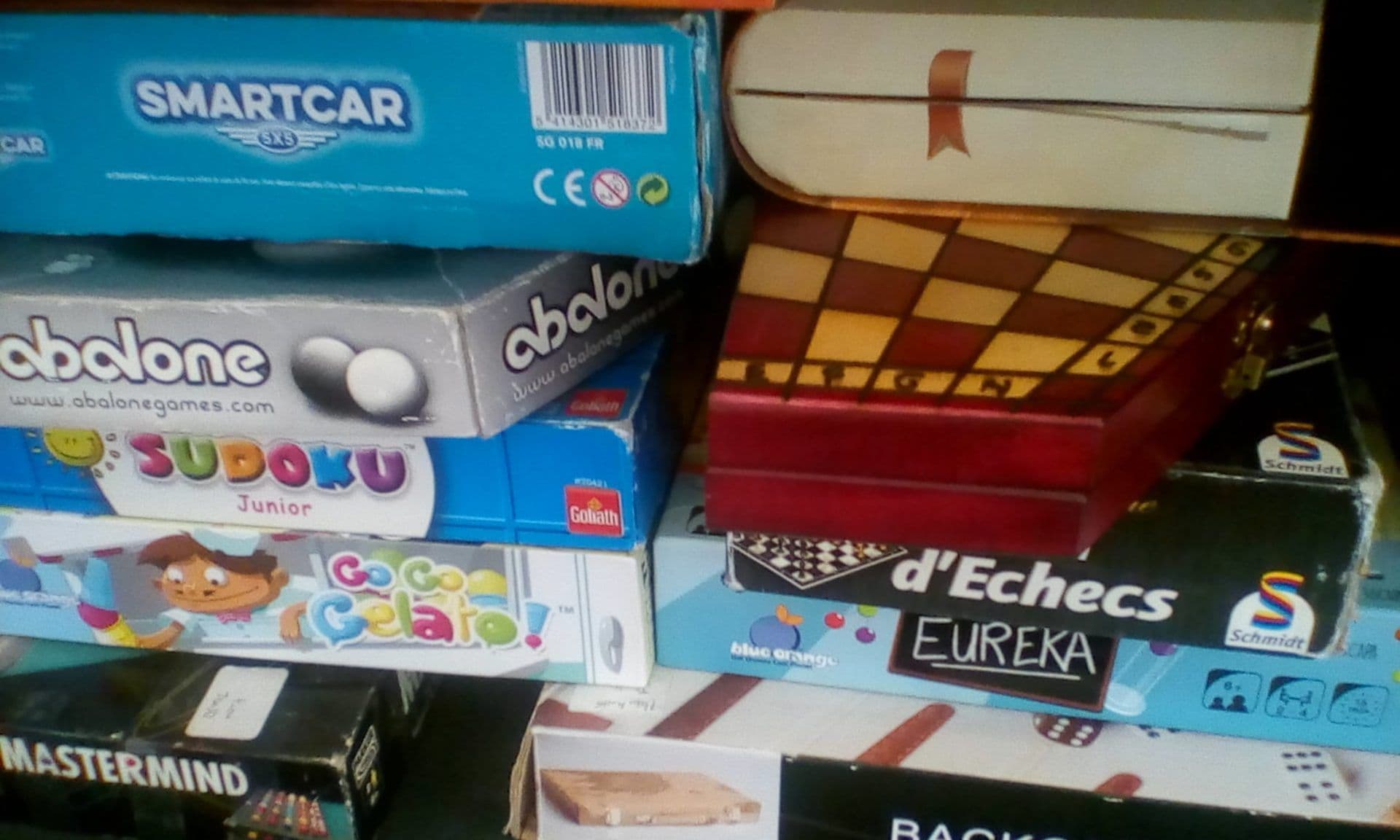 Jeux de société mathématiques de la ludothèque